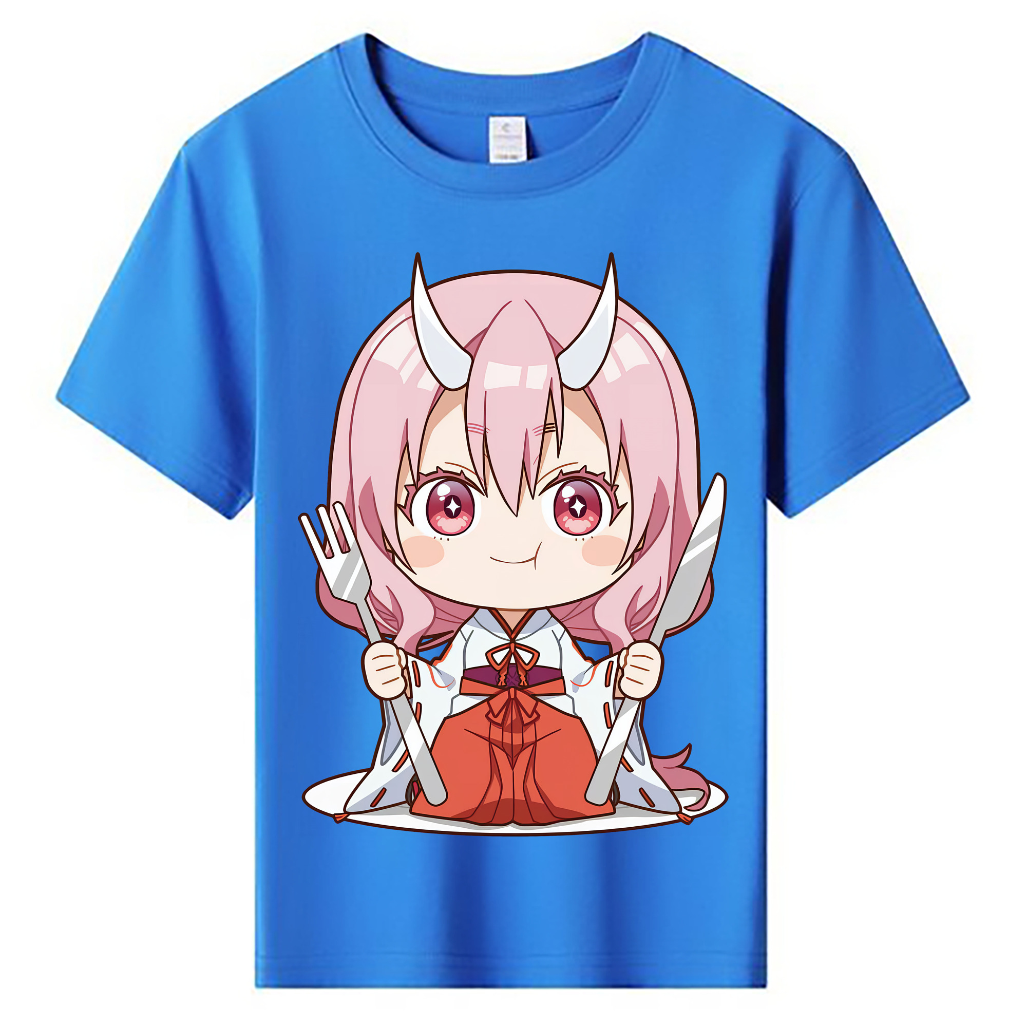 （画像用） 転スラ Regarding Reincarnated to Slime 綿100％キッズTシャツ（フロントプリント）